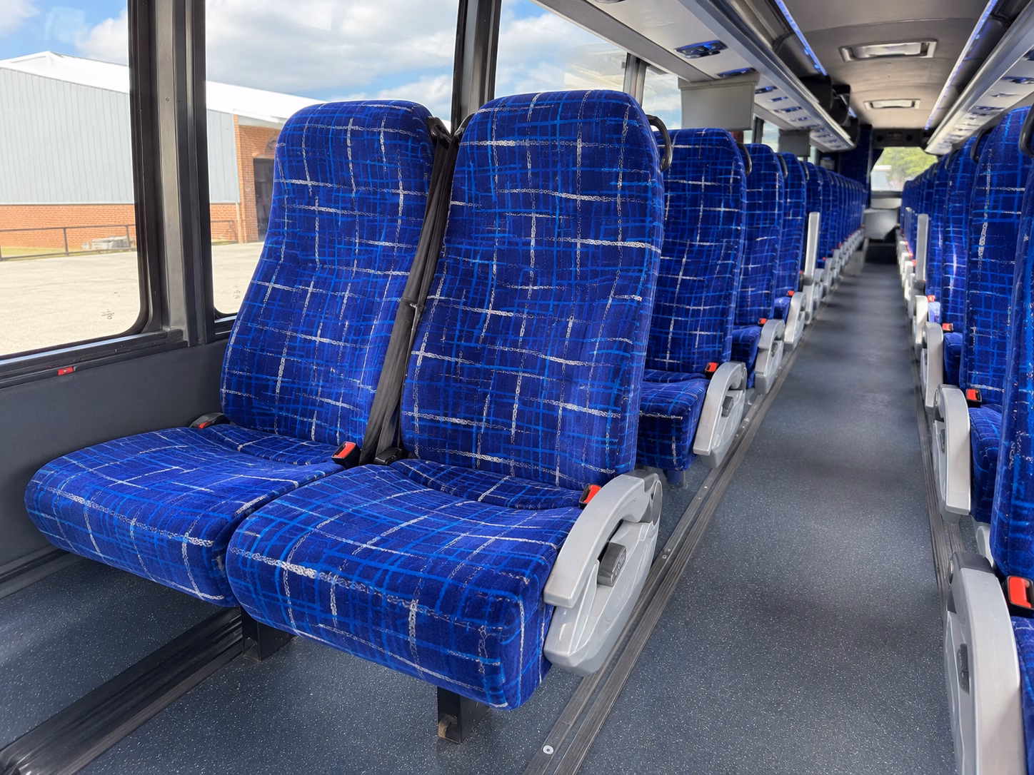 doral charter bus rental interior