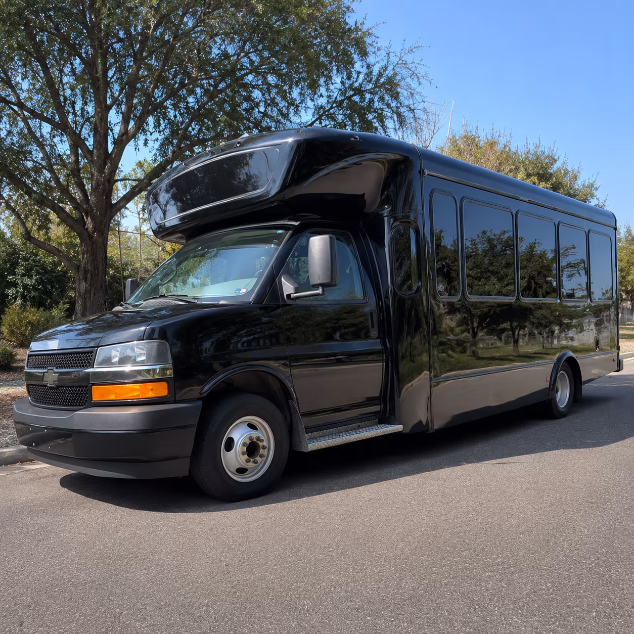 doral party bus booking step 1
