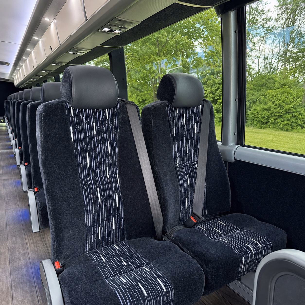 doral school event transportation onboard seating